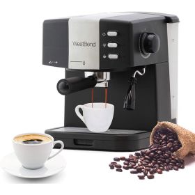 West Bend 55100 15 Bar Pressure Pump Espresso Coffee Latte and Cappuccino Maker